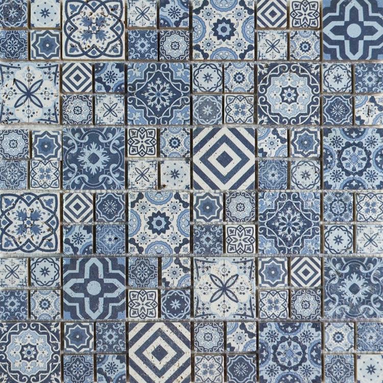 patterned ceramic tile