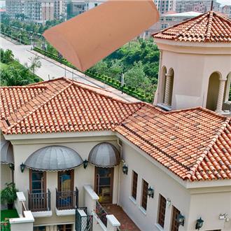 Orange Italy Style Roof Tiles,Tile In Mexico Roofing Tile, Heavy Roof Tiles 004-A3 355 x 195mm 004-A3