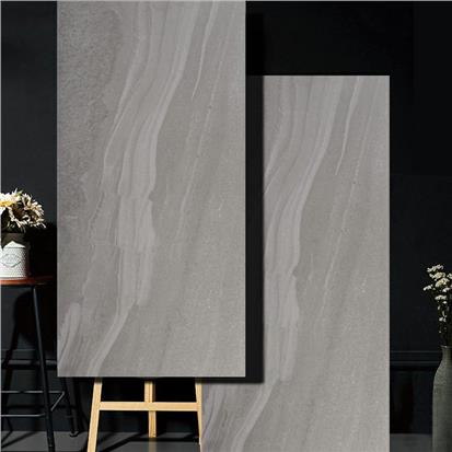 Grey Glazed Porcelain Floor Tile 600 x 1200mm HB612F021