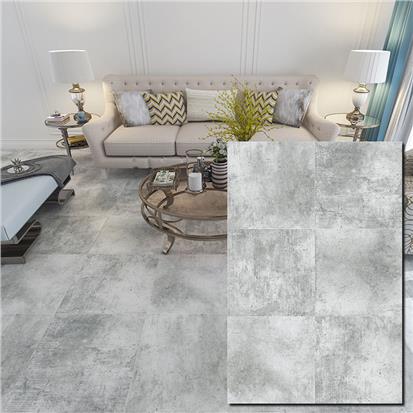 Grey Glazed Ceramic Floor Tile 600 x 600mm HBF017
