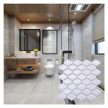 White Polished Ceramic Wall Tile 300 x 300mm MD024T
