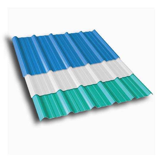 Blue 1 Ton Moq Light Weight Thermoacoustic Fibreglass Resin Synthetic Roof Panels Plastic Roofing Sheets Corrugated Customized Size ASA-5