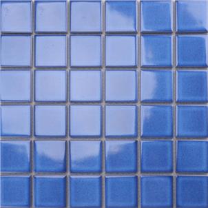 Blue Glazed Ceramic Tile Customized Size MD013T