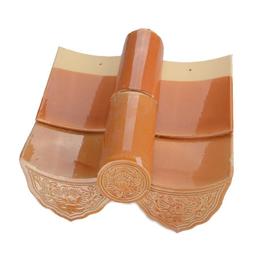 Orange Chinese Building Materials Wholesale Price Roofing Tile Customized Size ML-0017