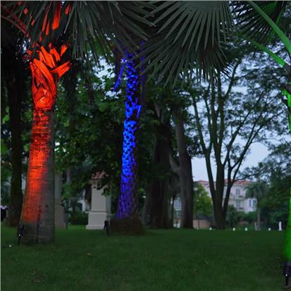 5w colorful lighting bollard led garden landscape home or commercial decoration  HS-CP7027-2