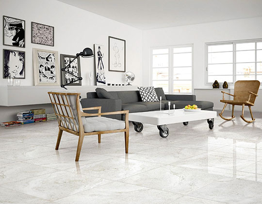 Porcelain floor tiles