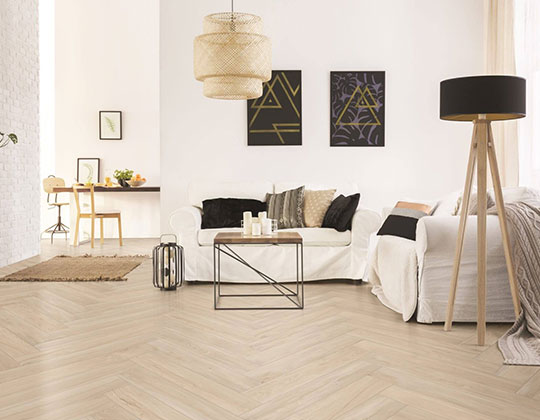 Herringbone Wood Look Tiles