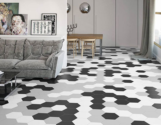 Hexagon Floor Tiles