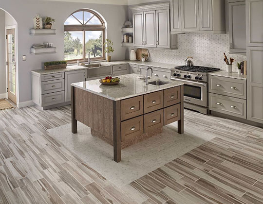Wood Look Kitchen Tiles