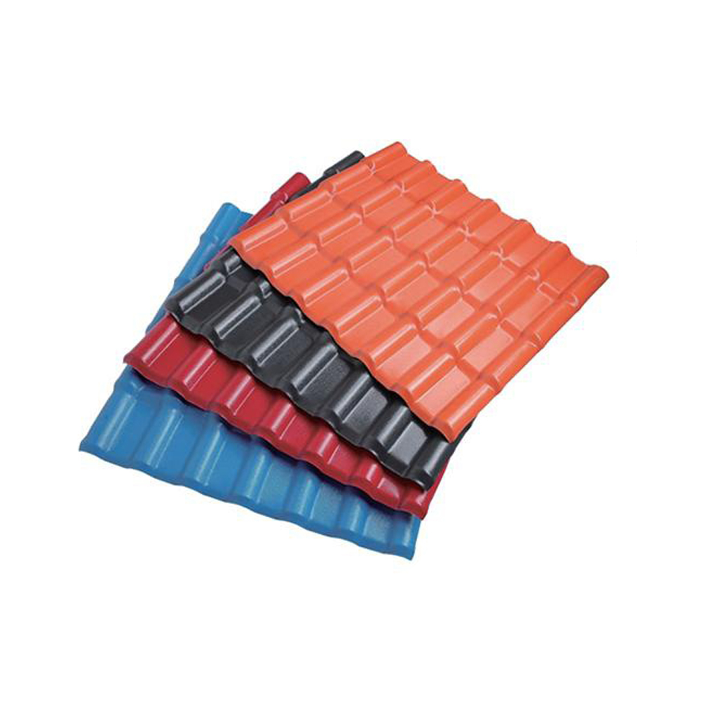 Coloured Plastic Roofing Panel Plastic Roof Cladding Sheet Pvc Asa Synthetic Resin Roofing Tile