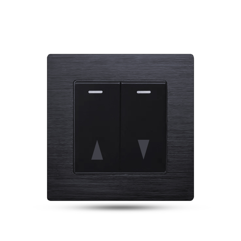 modern wall 2 gang blinds switch