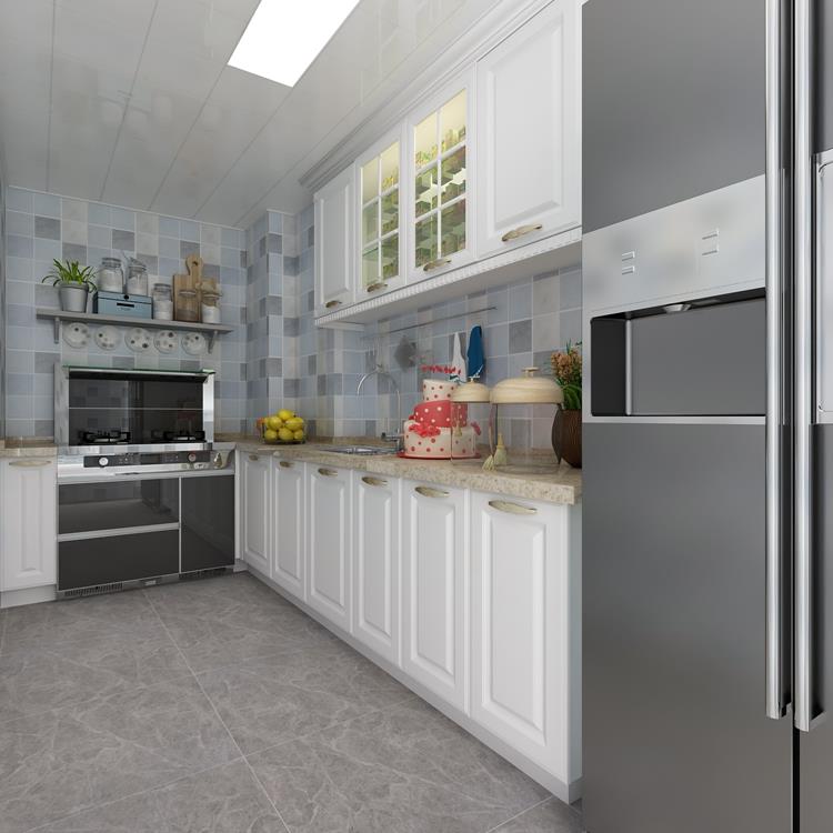 Kitchen With Ceramic Floor Tile