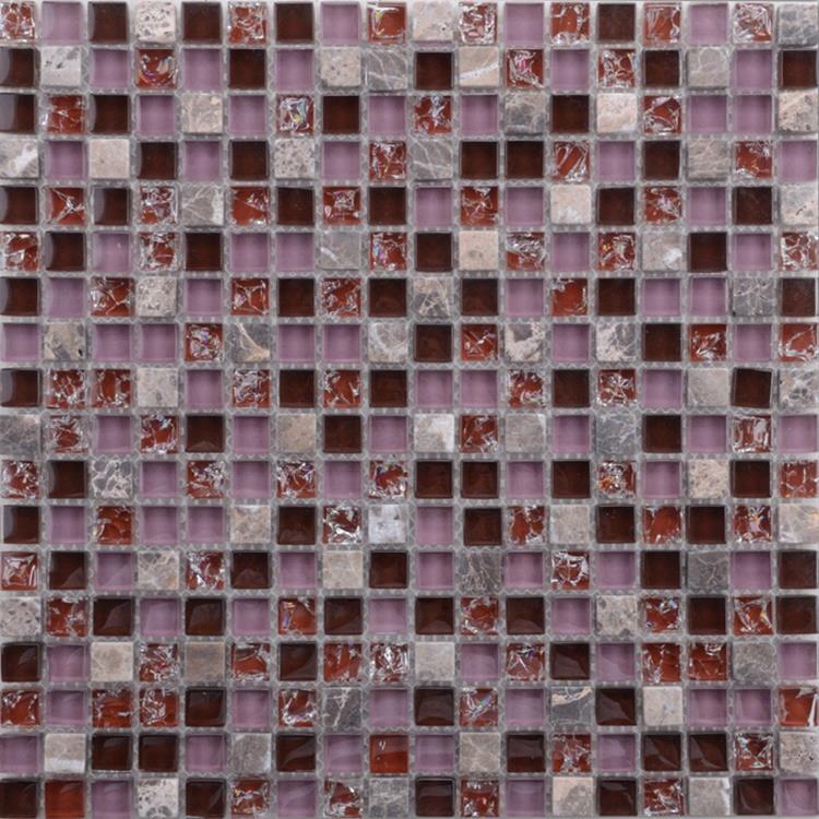 Purple Glass Mosaic Tiles