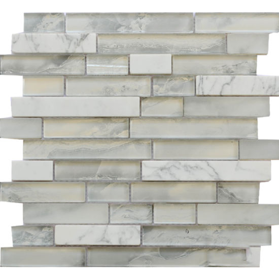 Silver Grey Polished Artificial Stone Tile