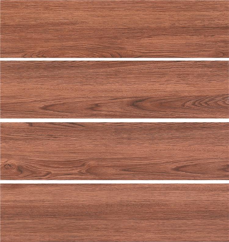 Mahogany Wood Effect Ceramic Floor Tiles