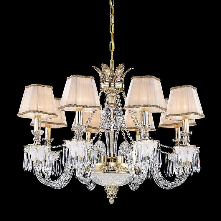 Hanse 8 Head European Classic Wedding Crystal Chandelier