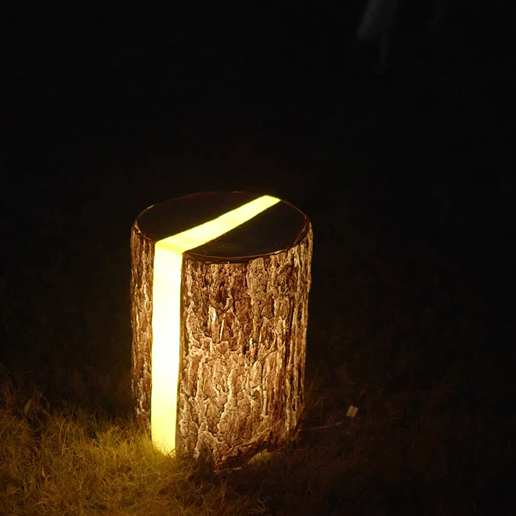 Zhejiang 3w Resin Material Cob Waterproof Led Stone Garden Light