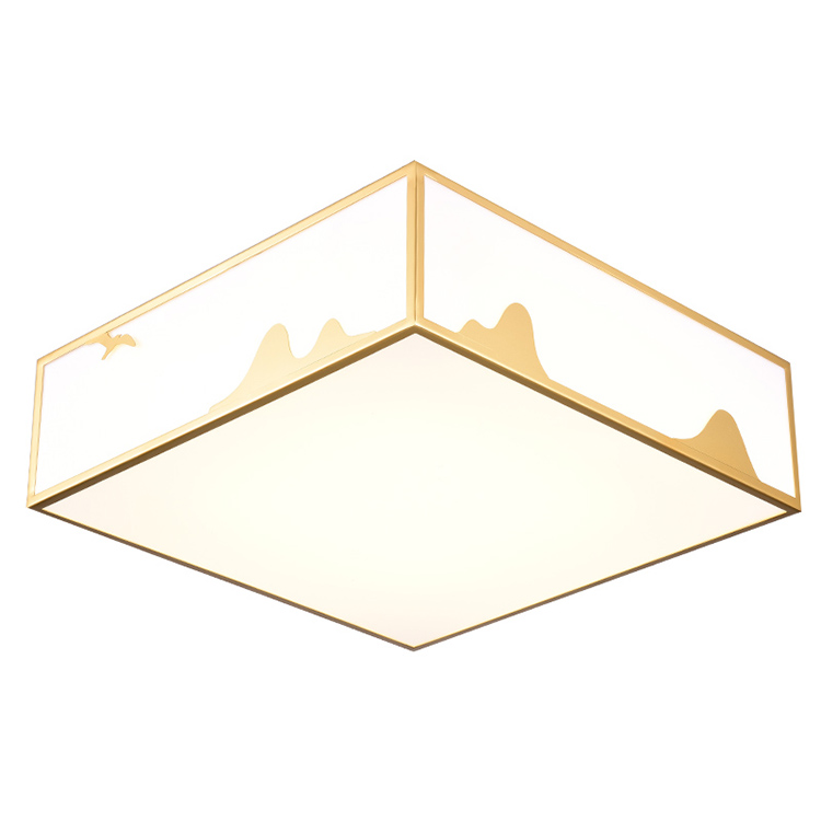 Hanse Beige Simple Elegant Led Ceiling Light