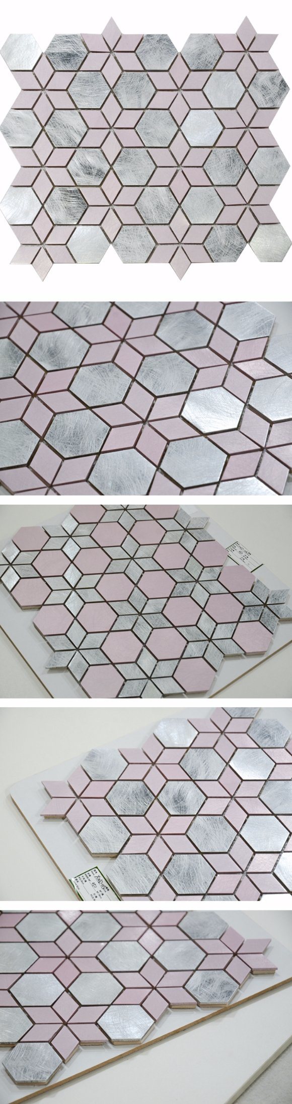 South Korea Shopping Mall Decorative Metal Mosaic Backsplash Tile Ideas