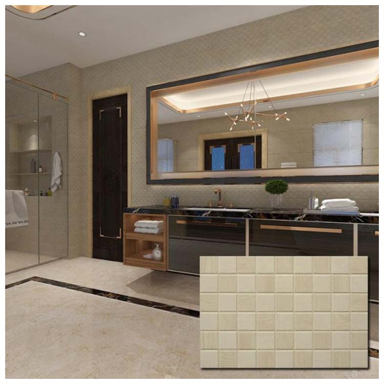 Beige Polished Ceramic Tile