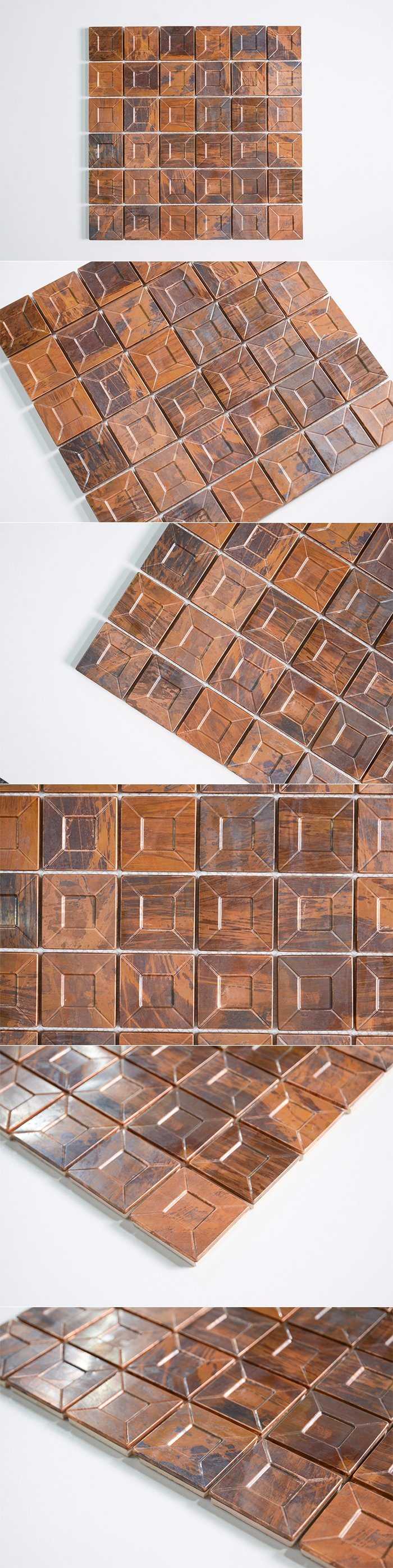 European Style Commercial Use Outside Building Wall Tiles Mosaic 48X48