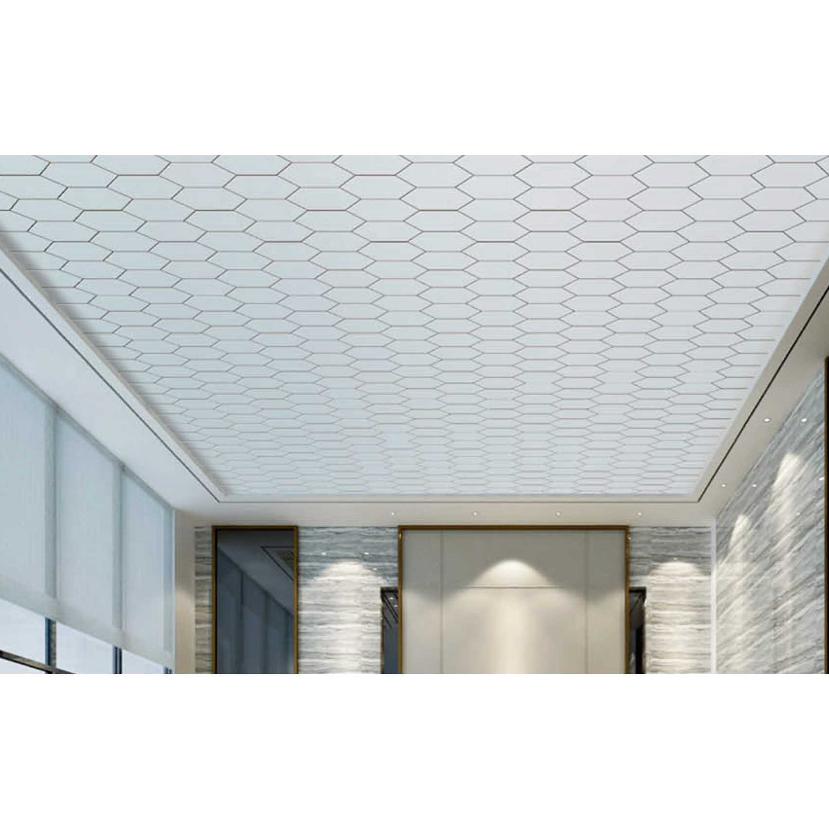 China Guangdong Insulated Home Decor Interior Decoration Metal Tiles  Ceiling Panels