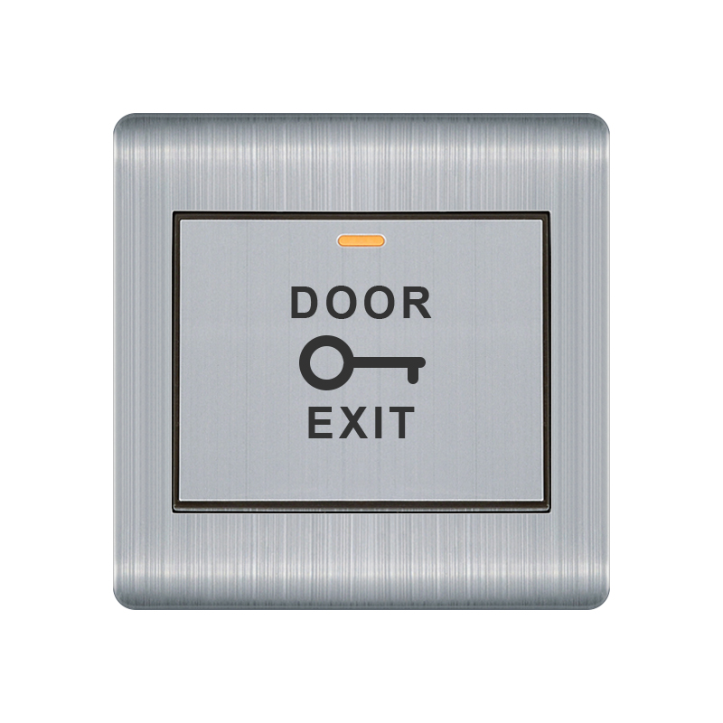 Eco-Friendly stainless steel 86x86 door exit gated switch