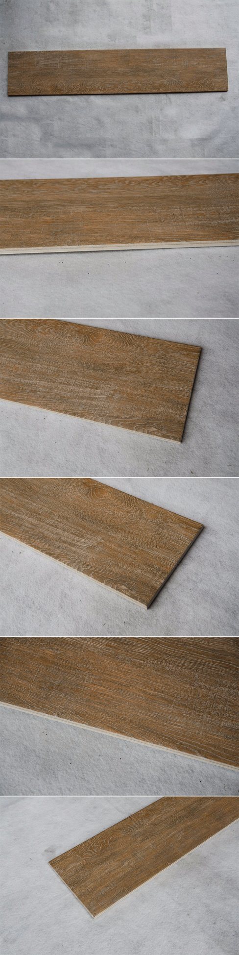 Low Water Absorption Wear Resisting 6D Outdoor Wooden Tile