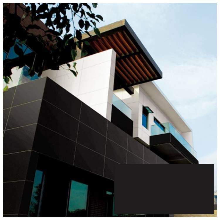 Black Glazed Ceramic Tile