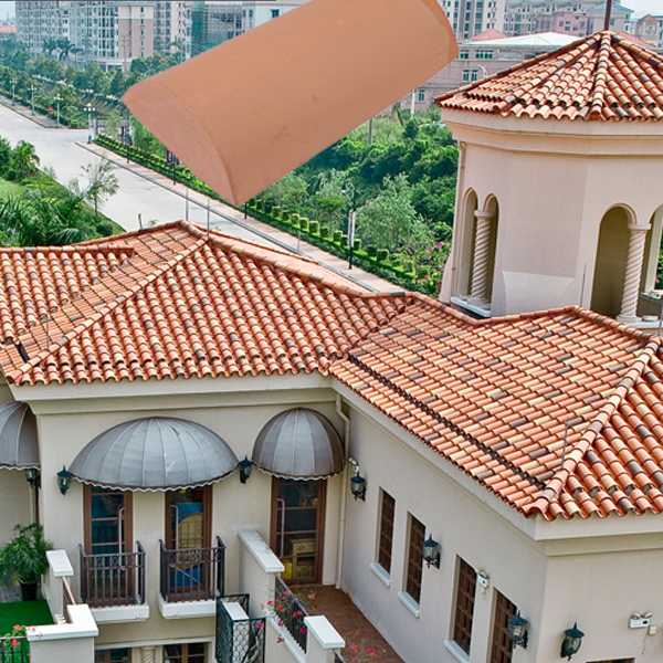 Orange Italy Style Roof Tiles,Tile In Mexico Roofing Tile, Heavy Roof Tiles 004-A3