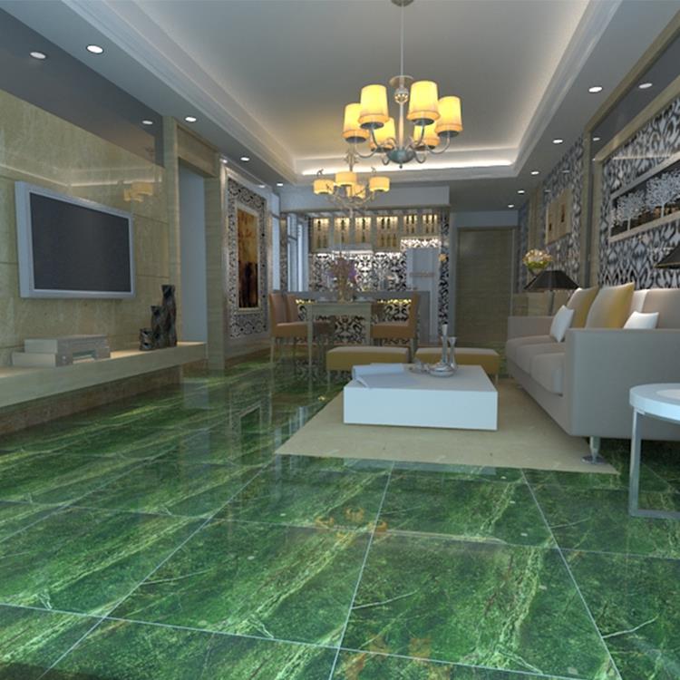 green ceramic floor tile