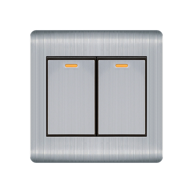 luxury brushed 1 gang 2 way wall light switches for homes