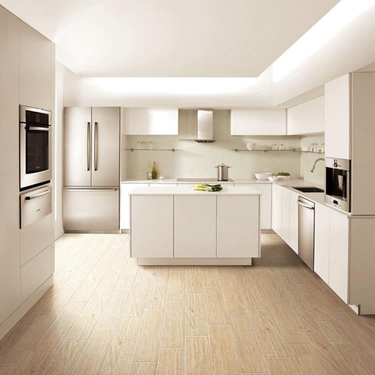 porcelain wood tile kitchen