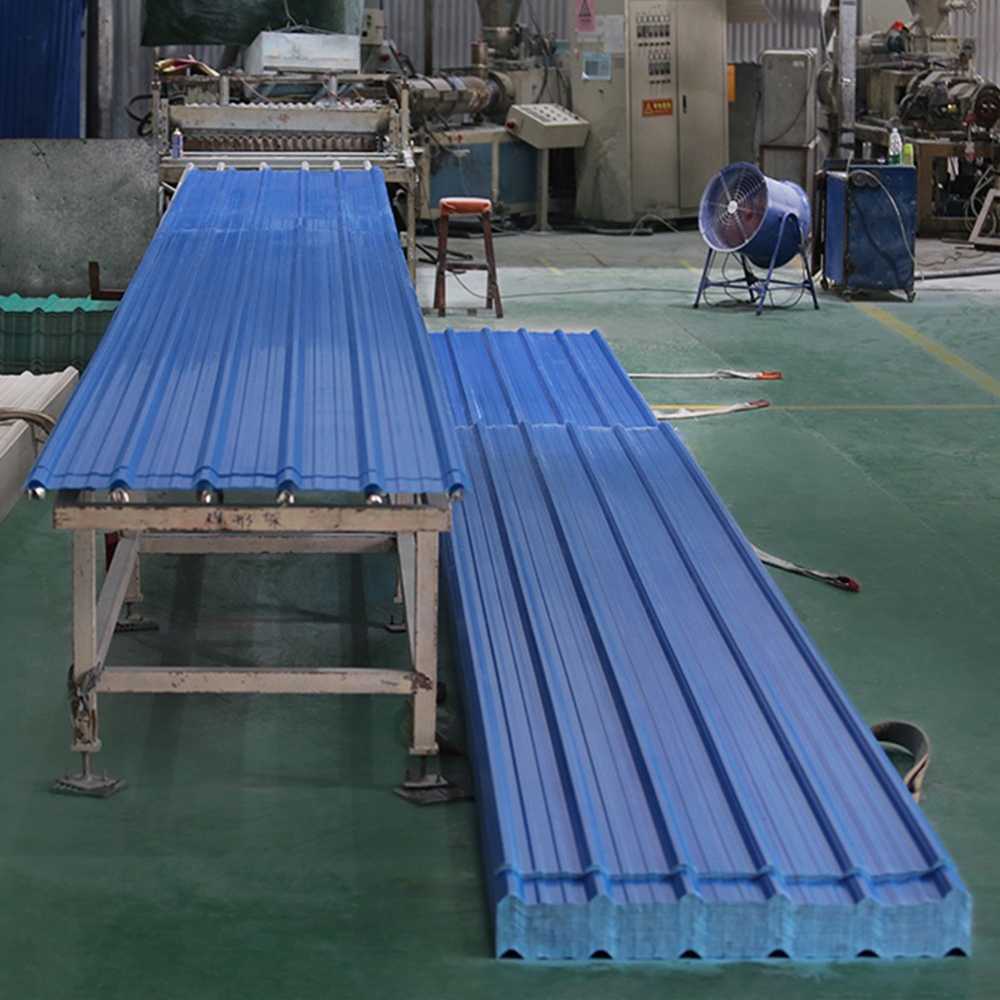 Blue 50 Years Life Time Roofing Sheets Clear Colourbond Home Roofing Tile Plastic Roof Shingles