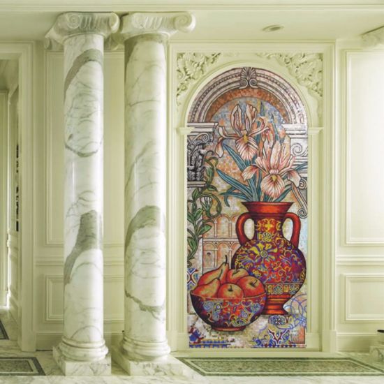 Coloured Glazed Glass Mosaic Tile