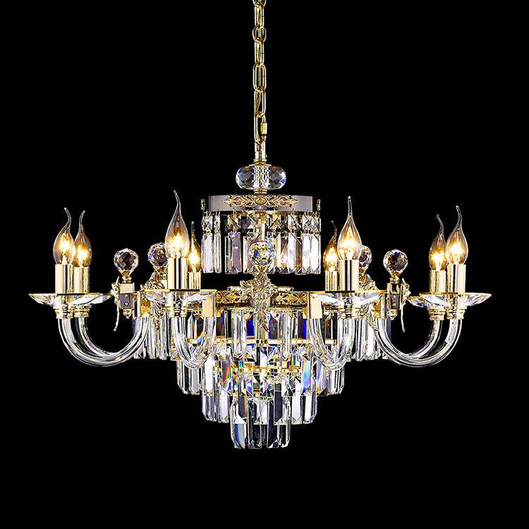 Hanse Elegant Candle Light Crystal Chandelier