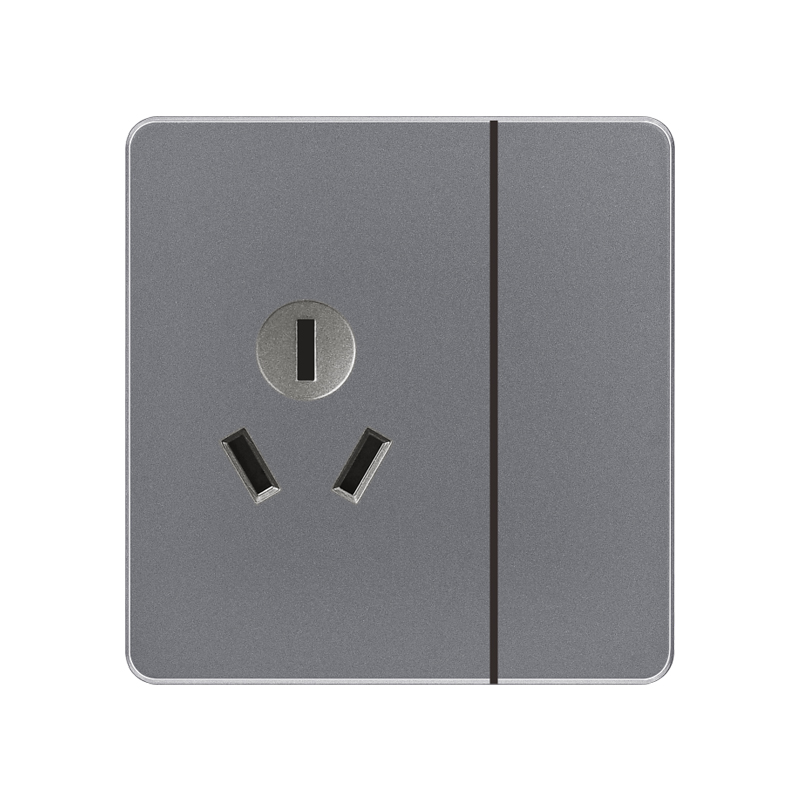 1 gang 1 way switch and 16amp 3 pin plug socket 16a