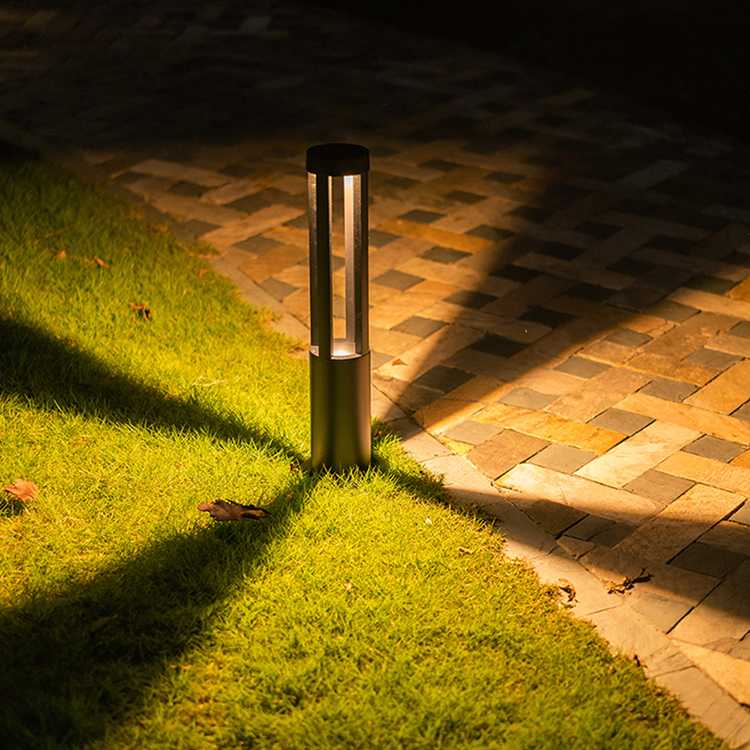 Led stainless steel outdoor garden bollard light fixtures