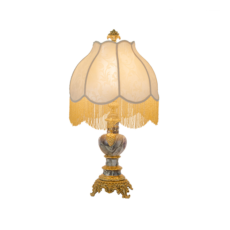 Hanse Amber Marble Table Lamp