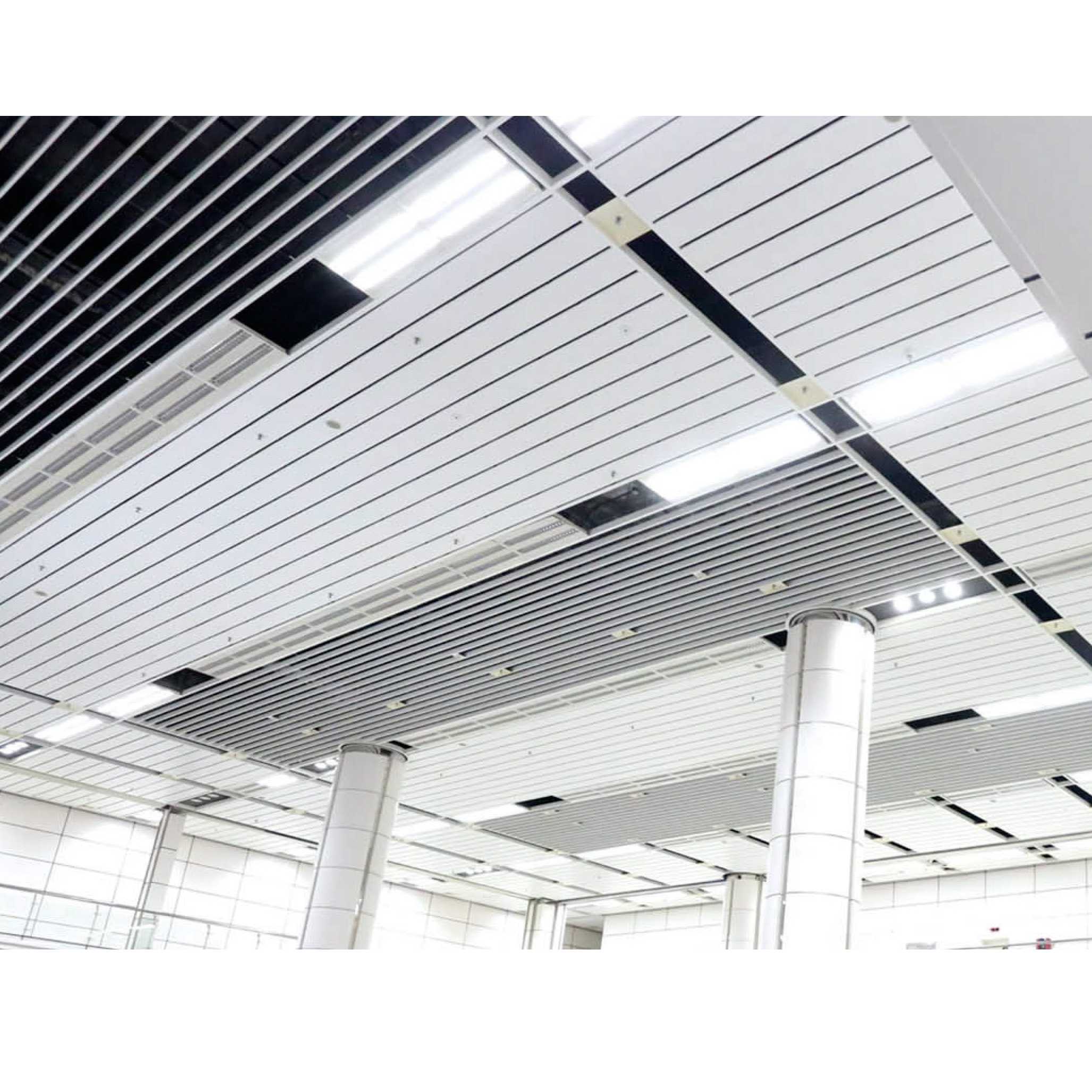 Hot Sale 4' X 8' Drop Panels Mould Aluminum Sheet Linear Metal Stripe Ceiling Tiles