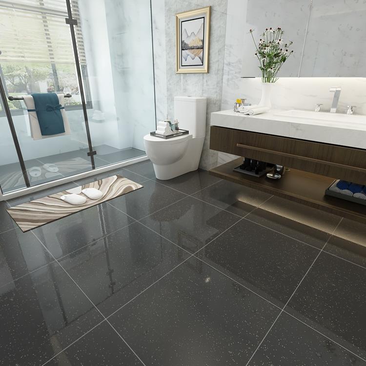 Unglazed Porcelain Tile In Shower (2)