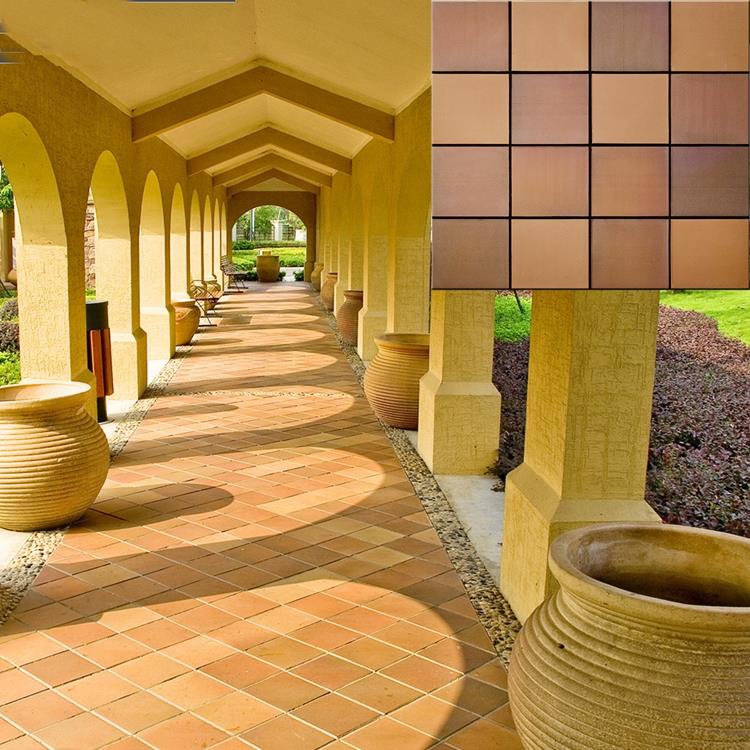 rustic terracotta floor tile