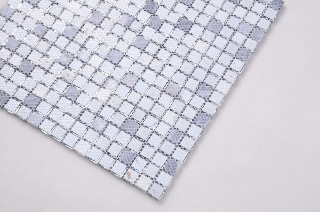 Canada Style Building 1 Inch Glass and Stone Mosaic Tile