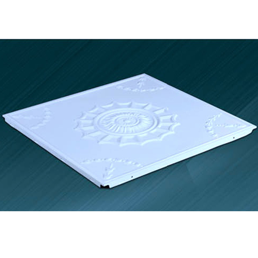 Acoustic Coffered Aluminum Ceiling Panel 3D Tiles 600*600