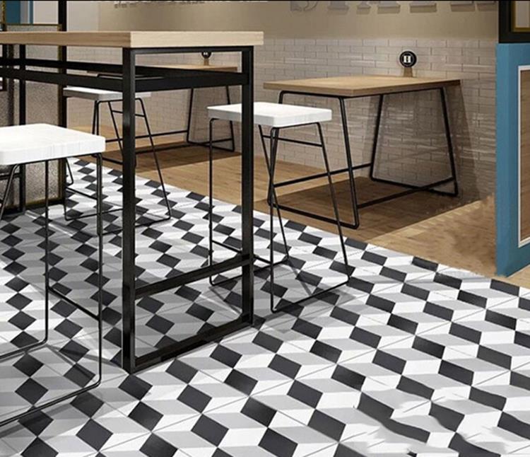 black white ceramic tiles