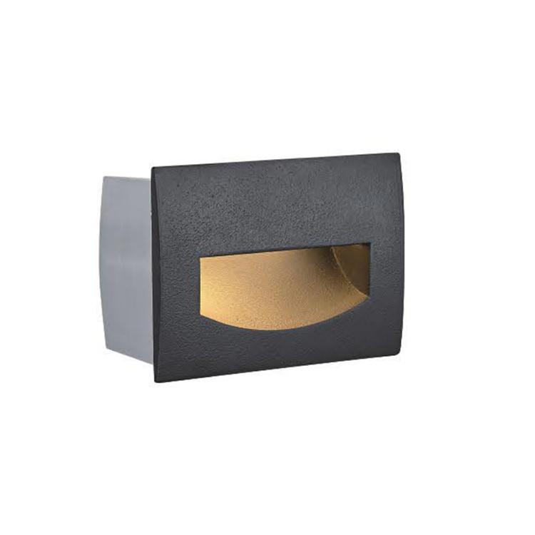 Hanse 1.5 Watt Surface Mount Sensor Aluminum LED Step Light