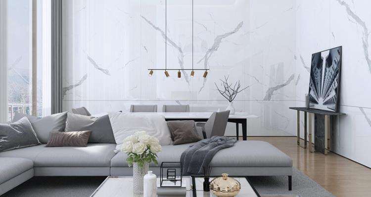 porcelain tile on wall