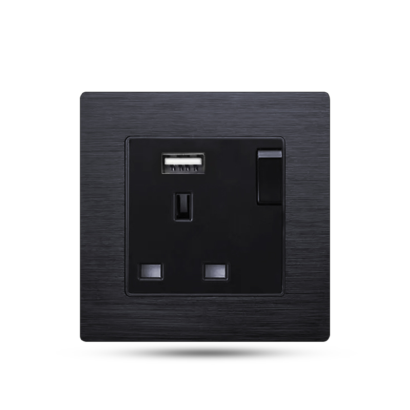 13a switch outlet wall eu socket with usb