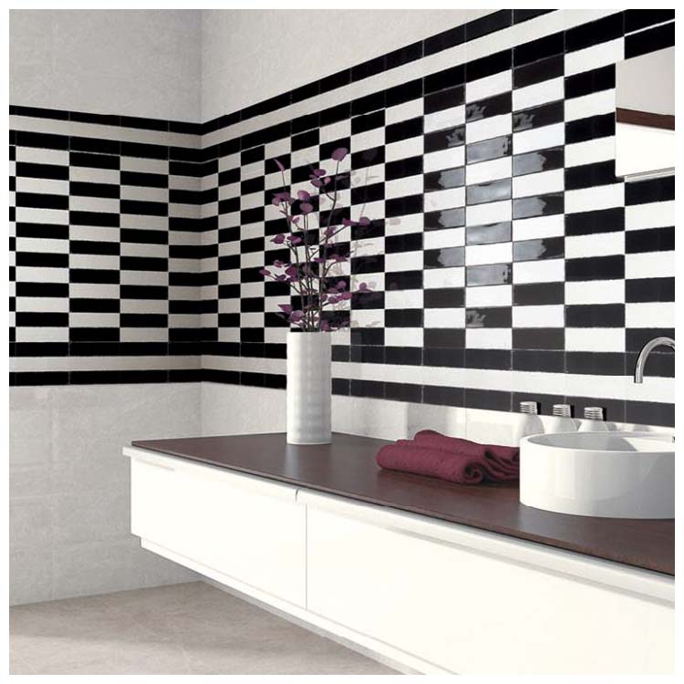 Black Polished Ceramic Tile