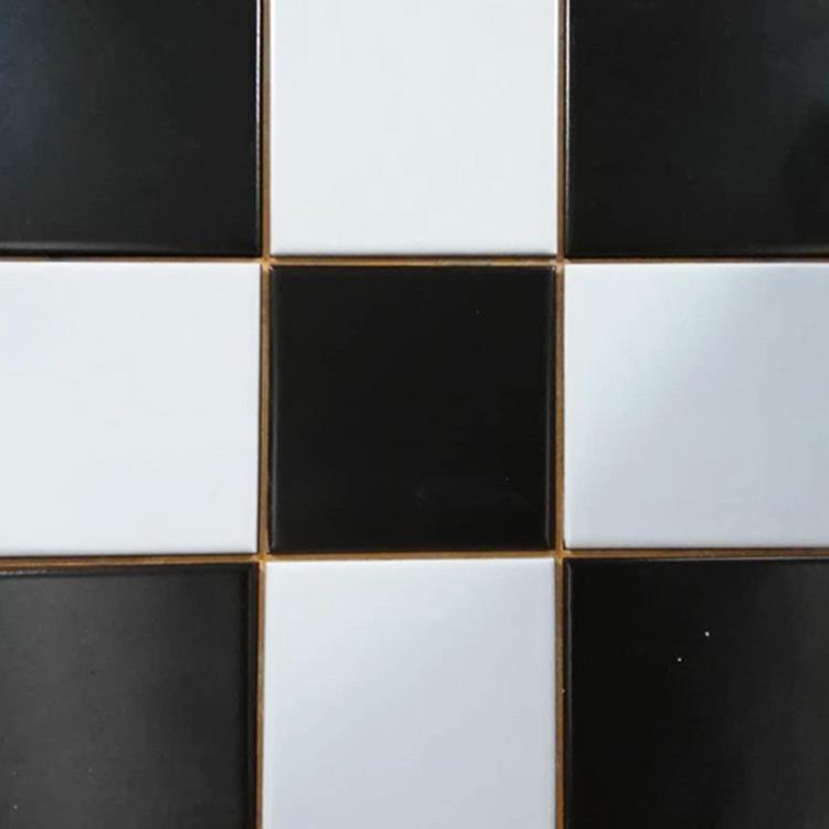 black white ceramic floor tile